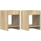  Stalak za biljke s policom 2 pcs Sonoma hrast 30 x 30 x 40 cm | Eponuda.ba