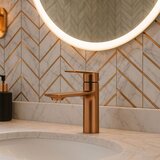 Rea storm mešalnik za umivalnik copper brush nizka | Shoptok.si