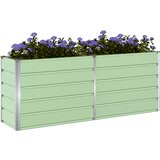 Sadilica Pastelno zelena 195 x 50 x 77 cm Cinkani čelik | shoptok.hr