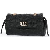 Le Carrie Bag Torbe LE CARRIE BLK STICH SPOON SHOULDER BAGUETTE Črna Cene
