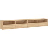  Zidni TV ormarići 2 kom boja hrasta 100 x 30 x 30 cm drveni | shoptok.hr