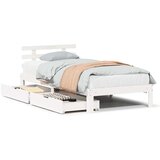 vidaXL Okvir kreveta s ladicama bez madraca bijeli 90x190 cm | shoptok.hr