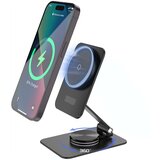 Kućni Punjač Wireless 15W rotirajuci, Crni | ePonuda.com