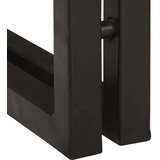 vidaXL Stranska mizica 30 x 30 x 40 cm Trdna obnovljena les in kovina | Shoptok.si