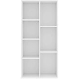 Ormarić za knjige bijeli 50 x 25 x 106 cm od konstruiranog drva | shoptok.hr