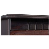 Støraa Tamno smeđa vitrina od masivnog bora 95x35 cm Lisa – | shoptok.hr