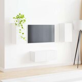  Set TV komoda Zidne 2 pcs Bijelo Konstruirano drvo | shoptok.hr