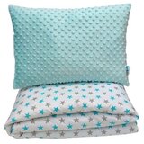 Olimp Sport Dvostrani jorgan i jastuk 140x80 - MINT ZVEZDICE | ePonuda.com