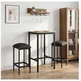 vidaXL Barska stolica 2 kom. Tamnosiva 40 x 32 x 64 cm - Tamnosiva 2 40 x 32 x 64 cm | shoptok.hr