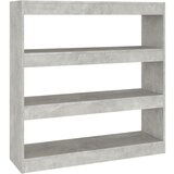 Maison Chic Knjižna omara - Knjižni regal betonsko siva 100x30x103 cm, (21723458) Cene