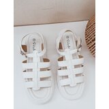DStreet Sandały damskie SERALINA białe | shoptok.hr
