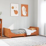  Okvir kreveta bez madraca voštano smeđi 75 x 190 cm od borovine | shoptok.hr
