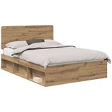  Okvir za krevet Umjetnička hrastovina 140 x 190 cm | shoptok.hr