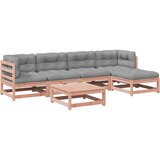  The Living Store Vrtna sedežna garnitura 6-delna z blazinami trden les douglas - Vrtna Sedežna Garnitura, (21451217) | Shoptok.si