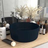  Luksuzni okrugli umivaonik mat tamnoplavi 40 x 15 cm keramički | Eponuda.ba