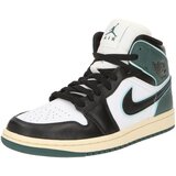 Jordan Visoke tenisice 'AIR 1' tamno zelena / crna / bijela | shoptok.hr
