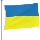  Ukrajinska zastava s mesinganim ušicama 90 x 150 cm | shoptok.hr