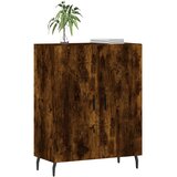  Komoda boja dimljenog hrasta 69,5x34x90 cm konstruirano drvo | shoptok.hr