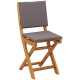  Vanjske bistro stolice 2 pcs Tamnosiva 38 x 46 x 85 cm | shoptok.hr