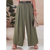 DStreet Spódnico-spodnie z paskiem FLOWES khaki | shoptok.hr