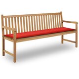  Jastuk za vrtnu klupu crveni 180 x 50 x 3 cm od tkanine Oxford Cijene