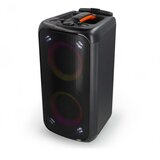 Nedis SPPT2480BK - LED RGB Punjivi zvučnik 240W/4000 mAh + daljinsko upravljanje | Eponuda.com