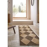 Flair Rugs Rjav/v naravni barvi ročno tkan tekač iz mešanice jute 60x230 cm Effie Diamond – | Shoptok.si