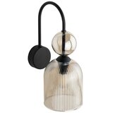  Zidno svetlo SOPHIA 1xE14/10W/230V crno/dimljeno bež | Eponuda.com