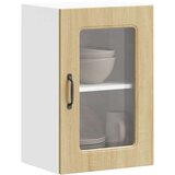Maison Chic Kuhinjska stenska omarica - Kuhinjska omarica s steklenimi vrati Kalmar sonoma iu987, (22063882) | Shoptok.si