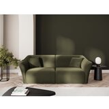 Cosmopolitan Design Zelena žametna sedežna garnitura 206 cm Tokyo – | Shoptok.si