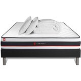 Somness Celoten paket za posteljo - Vzmetnica 180x200 cm + Vzmetnica z letvami (komplet) + 2 vzglavnika + Prevleka - Form, (21613663) | Shoptok.si
