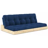 Karup Design Plava sklopiva sofa od samta 196 cm Base –
