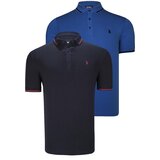 Dewberry DOUBLE SET T8586 MEN'S T-SHIRT-SAKS-NAVY BLUE Cijene