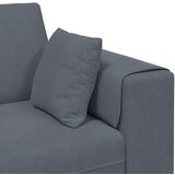 SOFA 3 pcs Tamno siva 250 x 188 x 76 cm Baršun | shoptok.hr