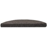  Prostirke za stepenice, samoljepljive, 10 kom, 56x17x3 cm, antracit, poluokrugle | shoptok.hr