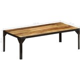  Stolić za kavu od grubog drva manga i čelika 110 cm | shoptok.hr