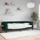  Dnevni krevet s madracem tamnozeleni 100 x 200 cm baršunasti | shoptok.hr