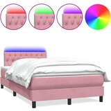 Box Spring postelja z vzmetnico Pink 120x220 cm Velvet, (22011448) | Shoptok.si