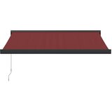 Tenda na ručno uvlačenje bordo 350 x 250 cm | shoptok.hr
