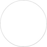  Prsten za saksiju 5 pcs Bijelo 120 x 120 x 20 cm Čelična vrata | shoptok.hr