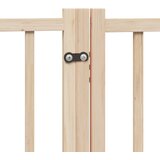  Vrata za pse s vratašcima 6 panela sklopiva 480 cm drvo topole | shoptok.hr