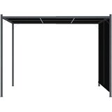  Vrtna pergola s pomičnim krovom 3 x 3 m antracit | shoptok.hr