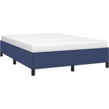  Okvir za krevet bez madraca plavi 140 x 190 cm od tkanine | shoptok.hr