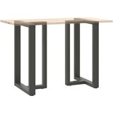 vidaXL Noge barski stol T-oblika 2 kom antracit 60x35x(90-91) cm čelik | shoptok.hr