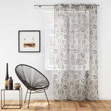 Douceur d intérieur Crna/bež prozirna zavjesa 140x280 cm Alma – | shoptok.hr