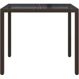  Stol za vrt Smeđa 90 x 90 x 75 cm poliratan | Eponuda.com