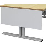 RAU Zaščitna plošča, jedro iz aluminija in polietilena, za globino mize 700 mm | Shoptok.si