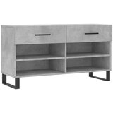 Maison Chic Regal za čevlje - Polica za čevlje betonsko siv 102x35x55 cm inženirski les, (21776623) Cene