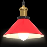 VISILICA podesiva po visini E27 sjaj crvena Ø 22 cm metal | shoptok.hr