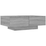Maison Chic Klubska mizica - kavna mizica - Nizka mizica siva sonoma 90x60x31 cm konstruiran les, (21752648) Cene